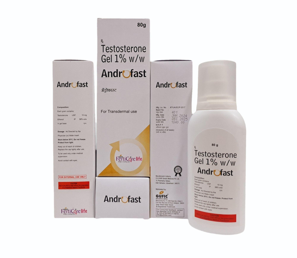 바르는 남성호르몬 안드로페스트 1%겔 대용량 - 80g, 2박스