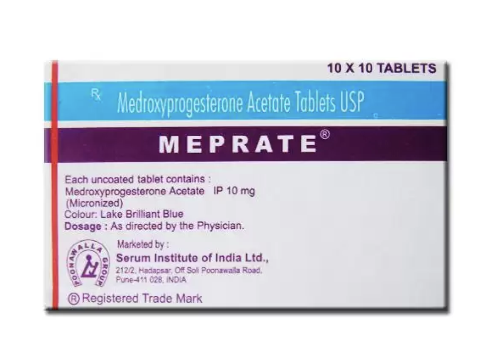 프로베라정 메드록시프로게스테론 메프라테 - 10mg, 300정